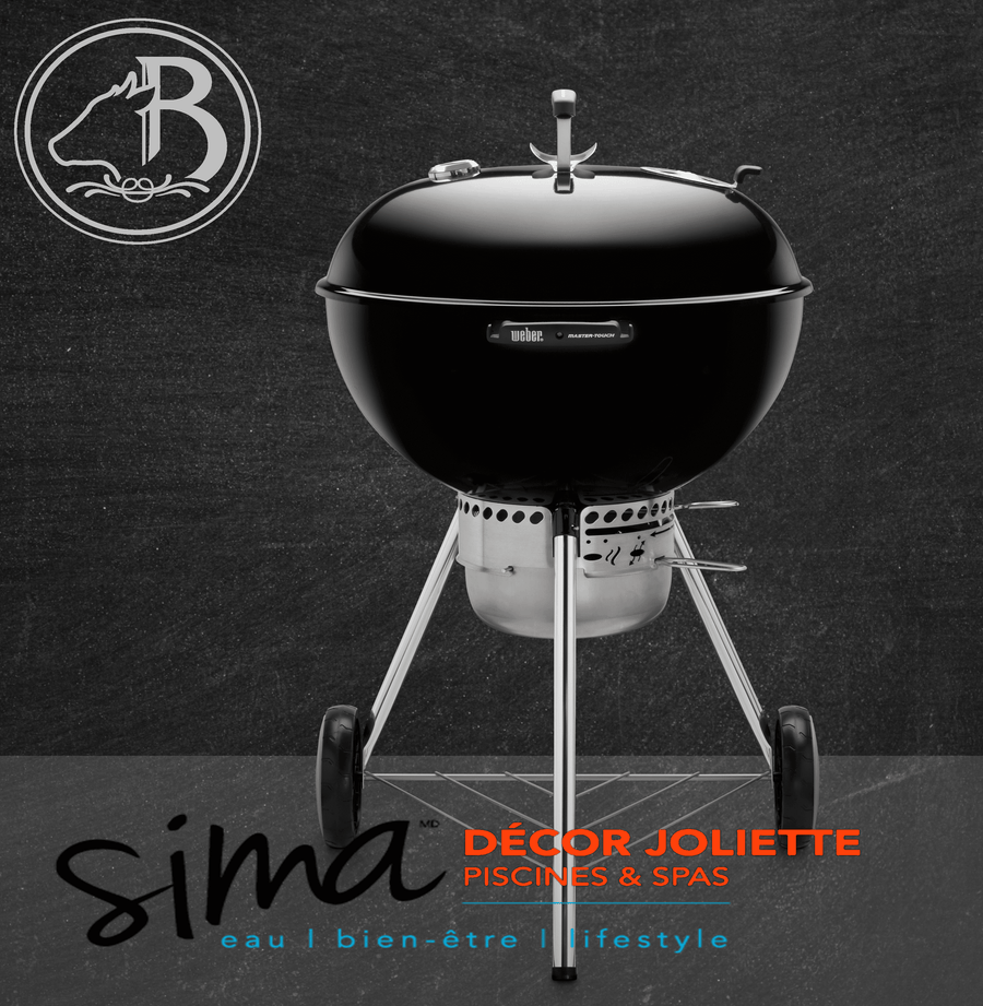 Barbecue charbon ~ Master-Touch 22 po Noir - Boucherie Famille Bellerose