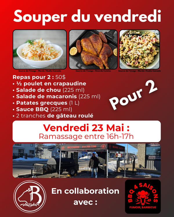 Souper du Vendredi POUR 2