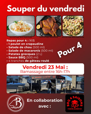 Souper du Vendredi POUR 4