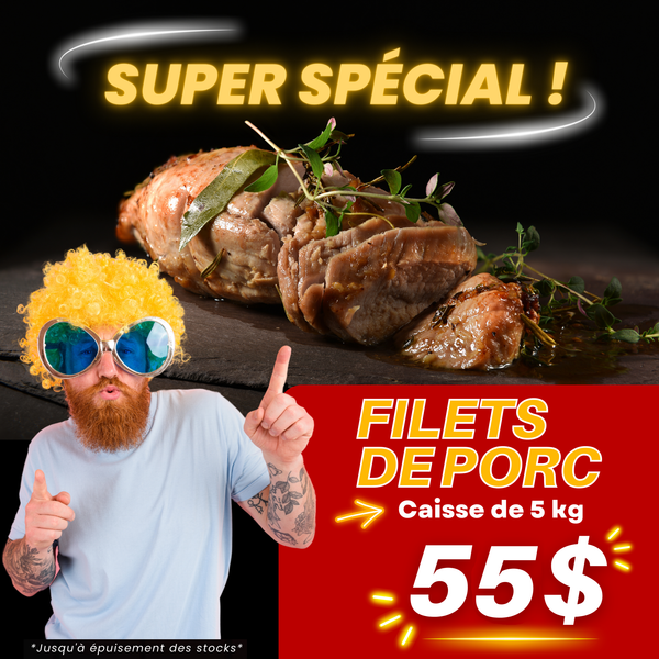 Filets de porc ~ Boîte 11 lbs