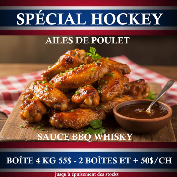 Ailes de Poulet  cuite Boîte 4kg