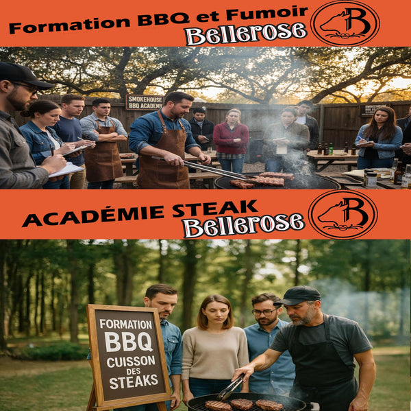 Formation BBQ et Fumoir (cours #1)   Académie Steak (cours #2)