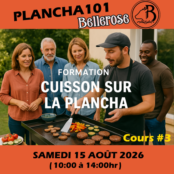Formation Plancha 101   (cours #3)