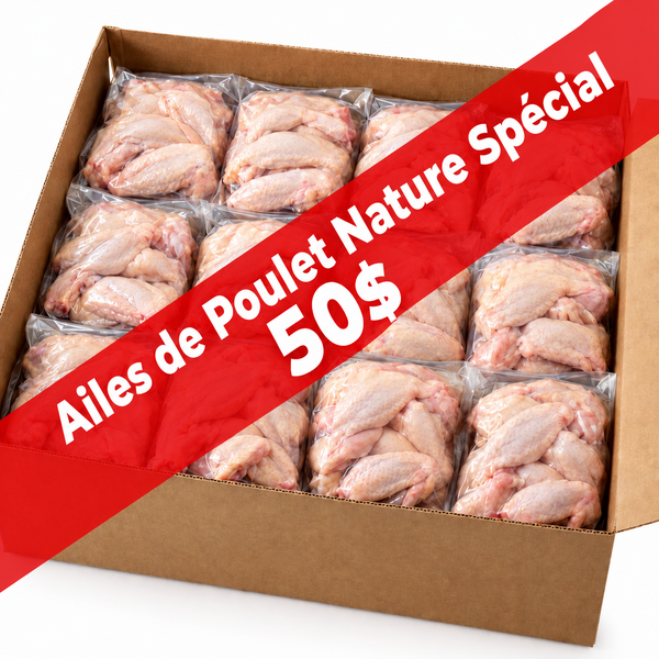 Boîte 12 Lbs Ailes de Poulet
