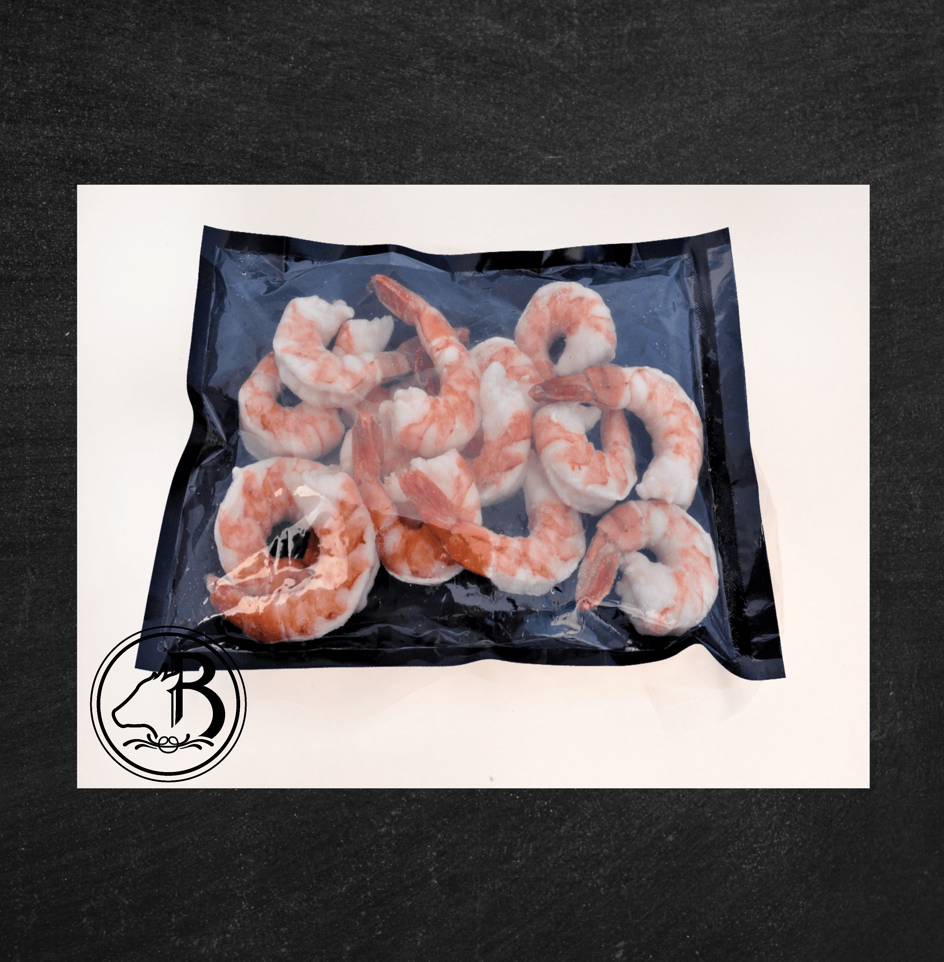 CREVETTES CUITES 21/25 ~ Boîte 4 lbs