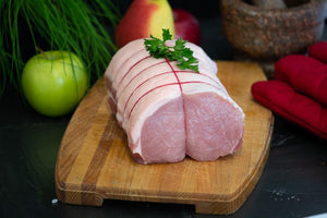 Rôti de longe porc désossé ~ Boîte 12 lbs - Boucherie Famille Bellerose